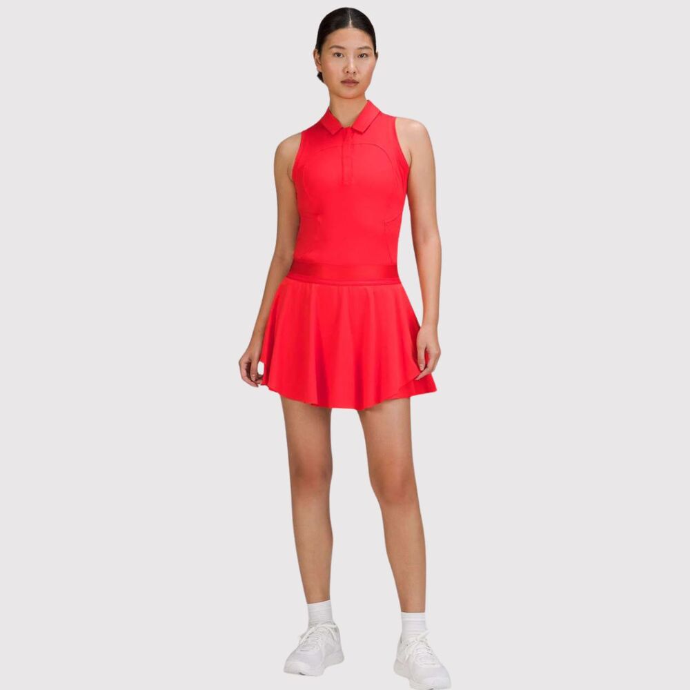 Lululemon Womens Skort Red Court Rival Swift High Rise Mini Skirt Lined Size 6